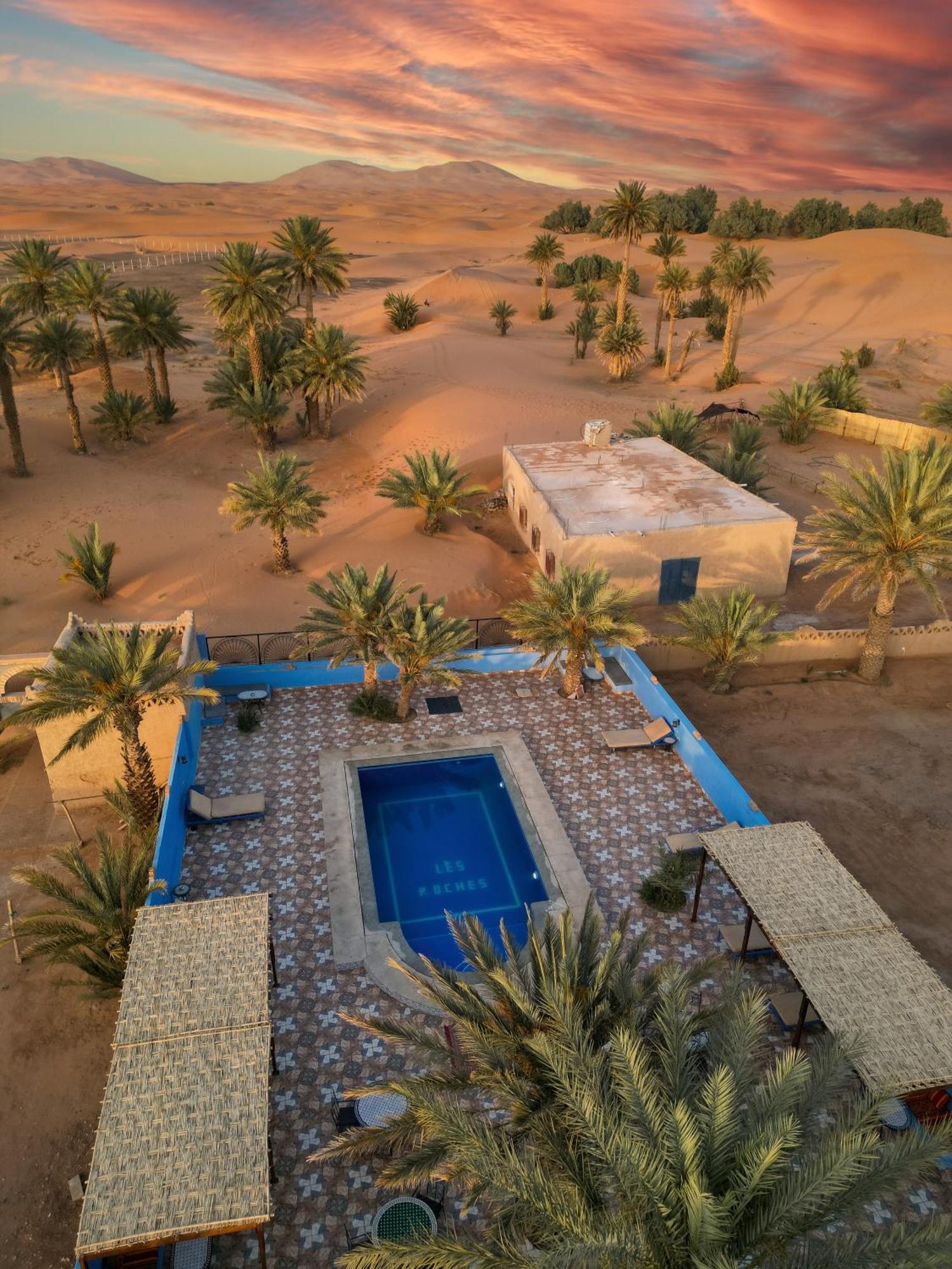 Auberge Les Roches Merzouga Esterno foto